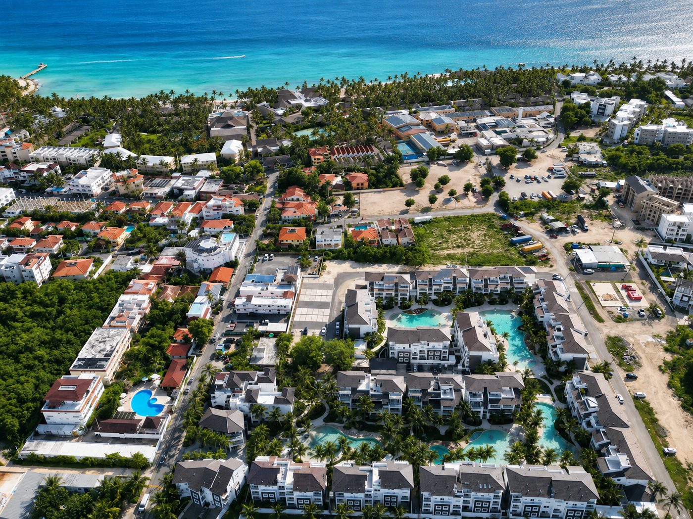 Letecký pohled na Estrella Dominicus